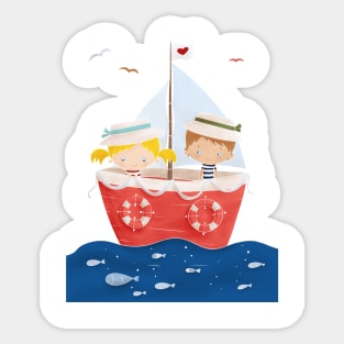 Sailing Sticker